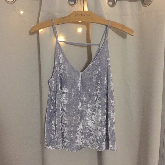 American Eagle Outfitters Tops - American Eagle Velvet Tanktop